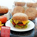 Keto Friendly Hamburger Buns (4 in a Pack)